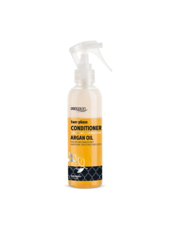 Prosalon Professional tweefasige conditioner voor droog en beschadigd haar met arganolie 200 g