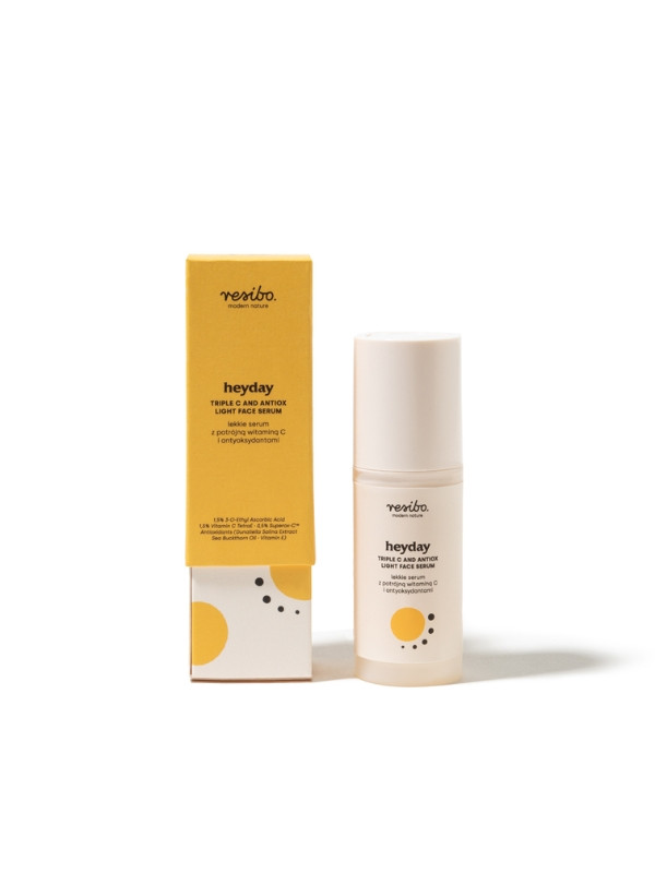 Resibo Heyday light face Serum with triple Vitamin C and antioxidants 30 ml