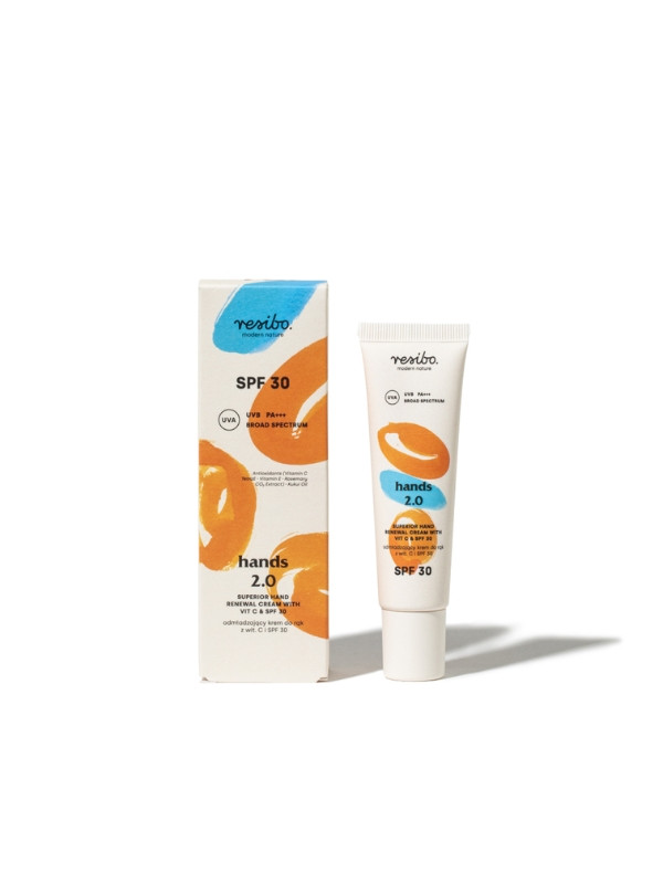 Resibo Hands 2.0 verjongende handcrème met Vitamine C en SPF30 30 ml