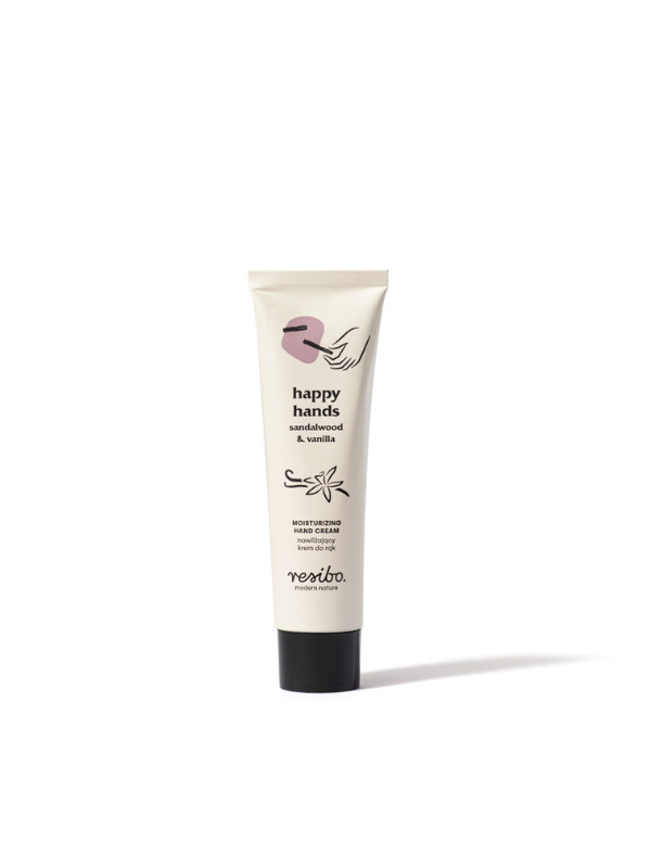 Resibo Happy Hands Hydraterende Handcrème Sandelhout & Vanille 50 ml