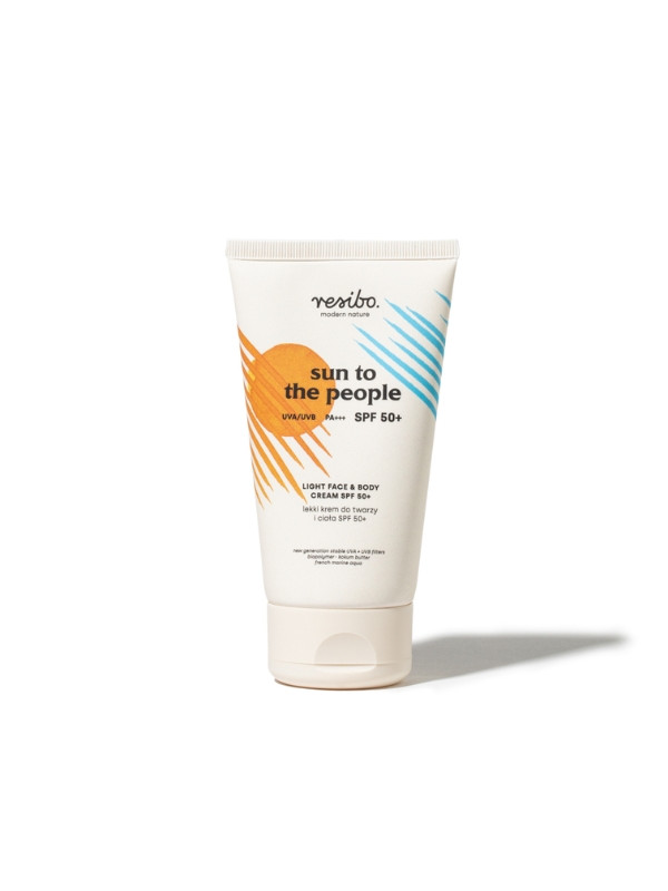 Resibo Sun to the People lichte gezichts- en bodycrème SPF50 + 150 ml