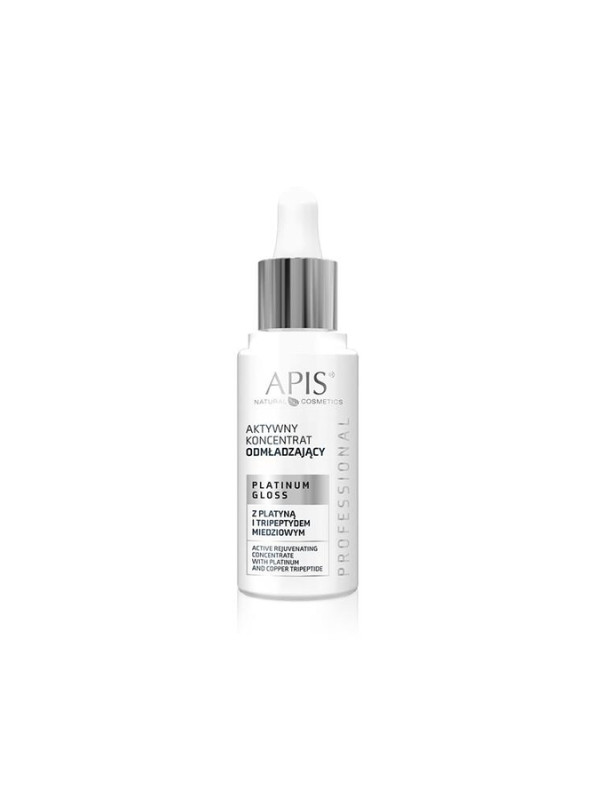 Apis Platinum Gloss actief verjongend concentraat met platina- en kopertripeptide 30 ml