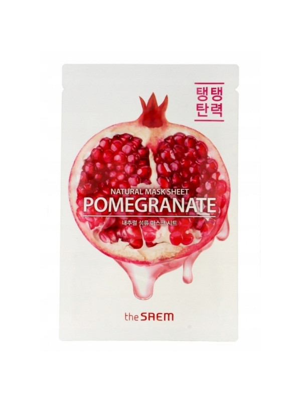 The Saem Natural Facial Mask in Pomegranate 21 ml