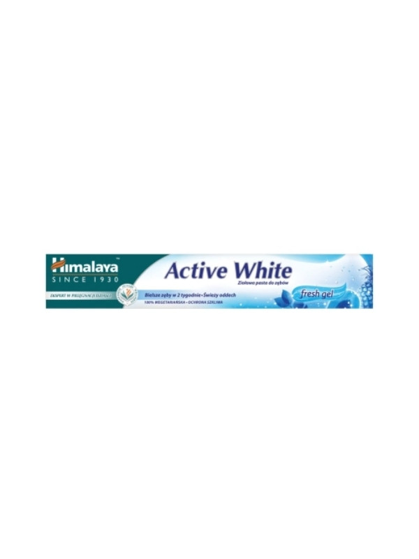 Himalaya kruiden Whitening tandpasta in gel Active White 75 ml