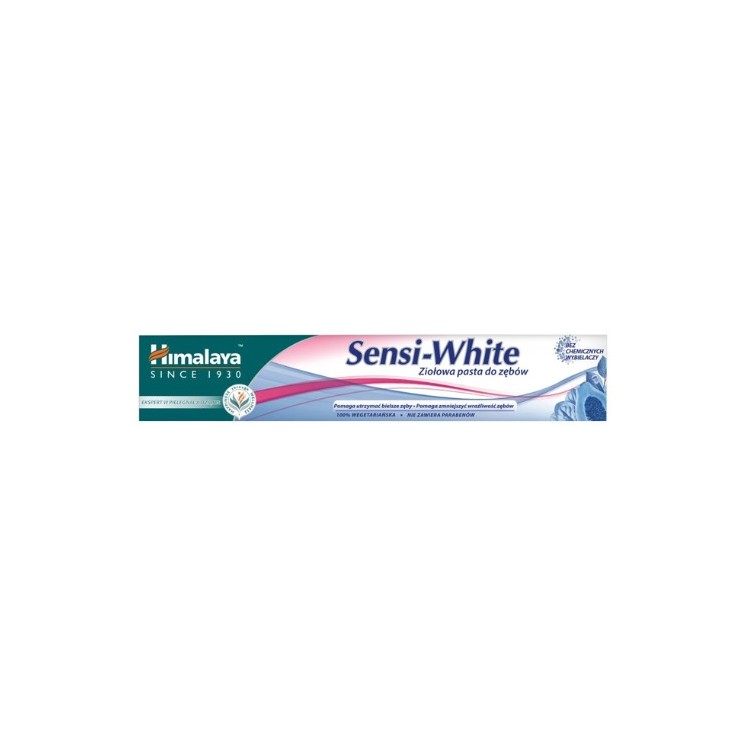 Himalaya kruiden whitening tandpasta voor gevoelig en bloedend tandvlees Sensi- White 75 ml