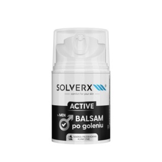 Solverx for Men Active Energizing aftershavebalsem voor mannen 50 ml