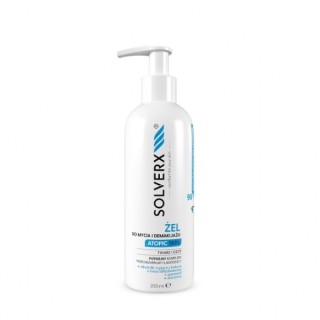 Solverx Atopic Skin Was- en make-upverwijderende gel voor atopische huid 200 ml