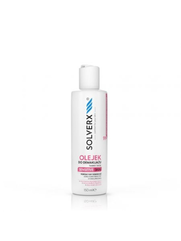 Solverx Sensitive Skin Gezichtsmake-up remover olie 150 ml