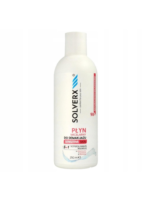 Solverx Sensitive Skin Micellaire vloeistof voor het verwijderen van make-up 400 ml