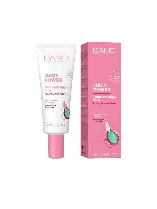 Bandi Juicy Power verjongende gezichtscrème Mousse Dragon Fruit + Collageen 40 ml