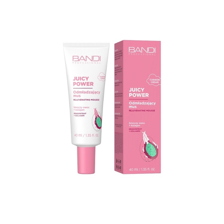 Bandi Juicy Power verjongende gezichtscrème Mousse Dragon Fruit + Collageen 40 ml