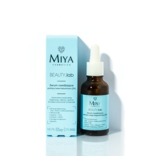 Miya Cosmetics BEAUTY .Lab Moisturizing face Serum with triple hyaluronic acid 2% 30ml