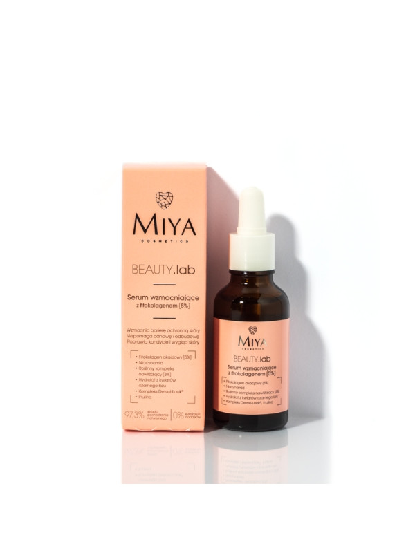 Miya Cosmetics BEAUTY .lab Versterkend Serum met fytocollageen 5 % 30 ml