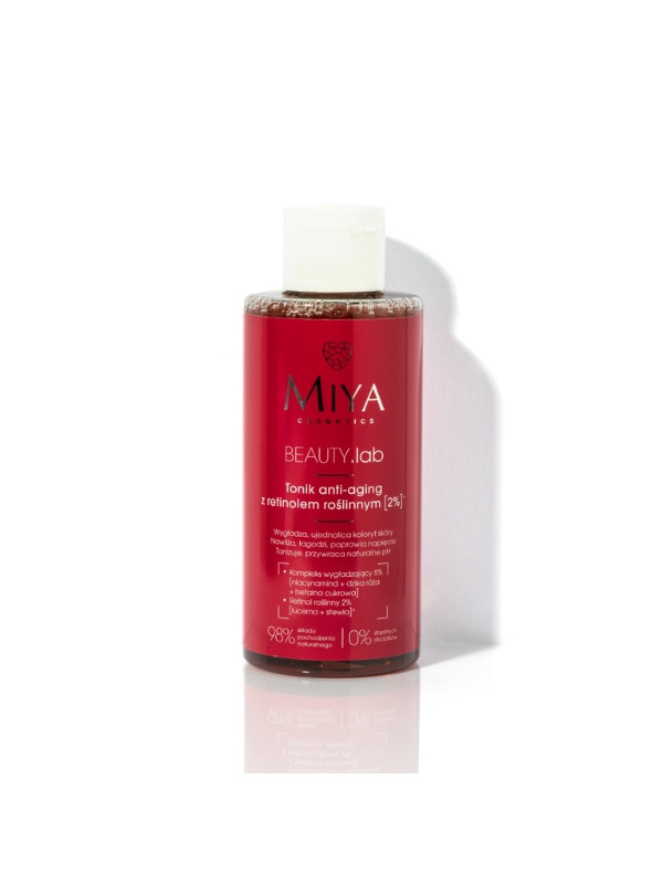 Miya Cosmetics BEAUTY .lab anti-aging Toner with Vegetable Retinol 2% 150 ml