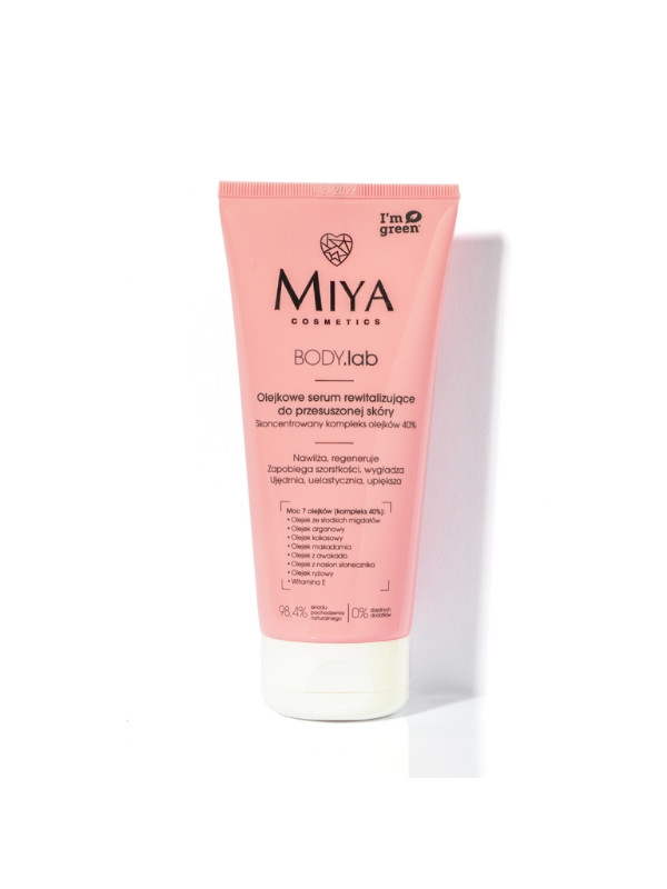 Miya Cosmetics BODY .lab revitaliserend Serum voor de droge huid 200 ml