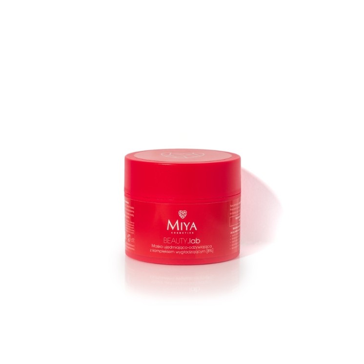 Miya Cosmetics myBEAUTY.lab Firming and nourishing face mask with 8% smoothing complex 50 ml