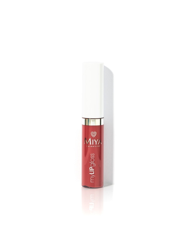 Miya Cosmetics myLIPgloss natuurlijke hydraterende lipgloss met oliën, wassen en vitaminen Dusty Rose 9 ml