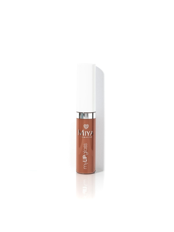 Miya Cosmetics myLIPgloss natuurlijke hydraterende Lipgloss met oliën, wassen en vitaminen Nude 9 ml