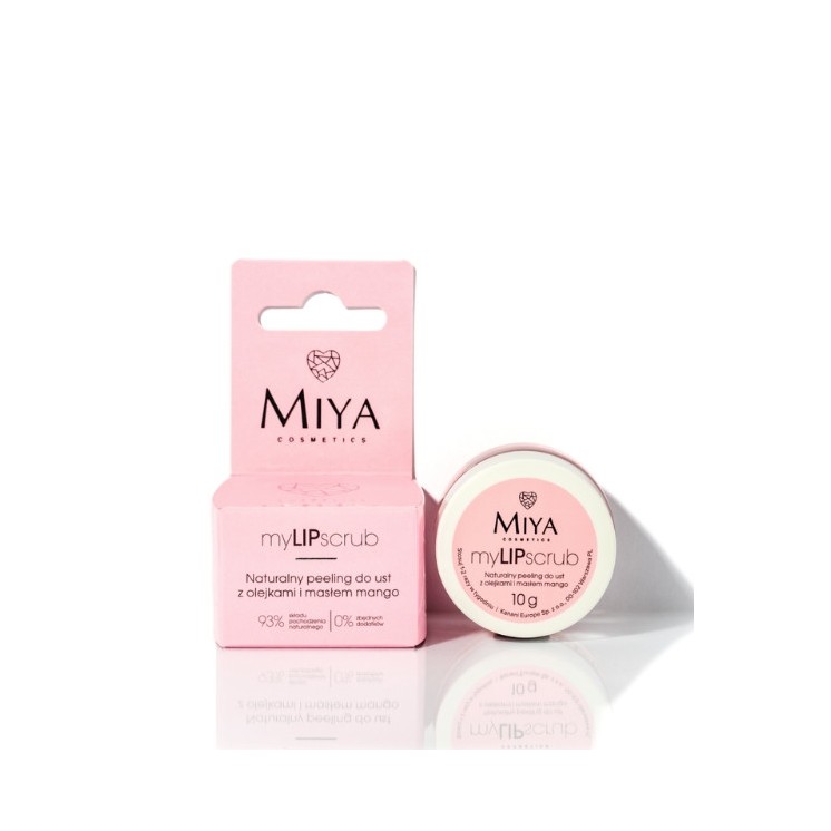 Miya Cosmetics myLIPscrub natural Lip Peeling with Oils and Mango Butter 10 gMiya