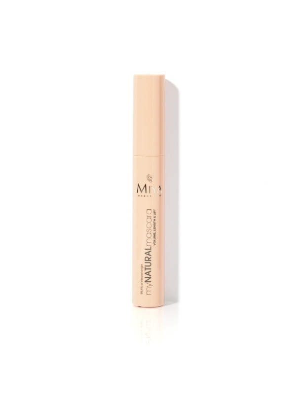 Miya Cosmetics myNATURALmascara Mascara Natuurlijke verlenging, volume en krulling van wimpers 10 ml