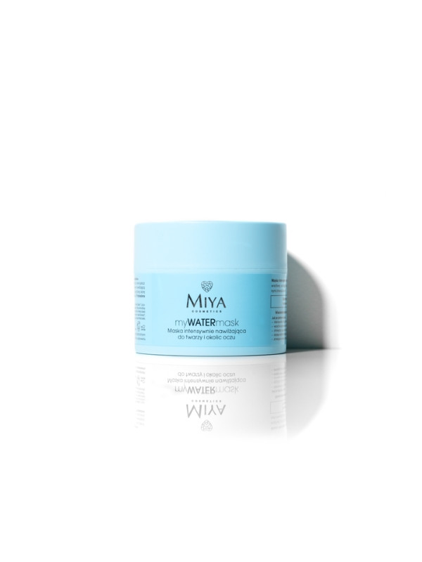 Miya Cosmetics myWATERmask Intens hydraterend gezichts- en oogmasker 50 ml