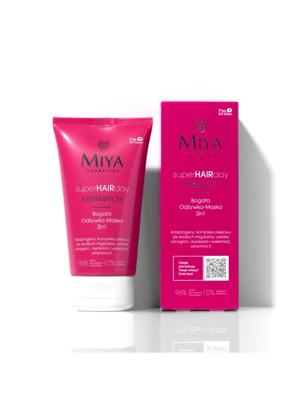 Miya Cosmetics superHAIRday rich Haarconditioner-masker 2in1 150 ml