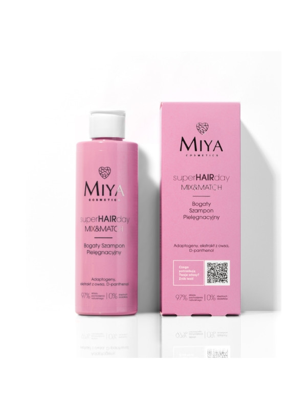 Miya Cosmetics superHAIRday rich Shampoo voor haarverzorging 200 ml