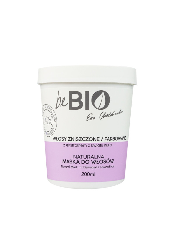 beBIO Ewa Chodakowska natural mask for damaged and colored hair