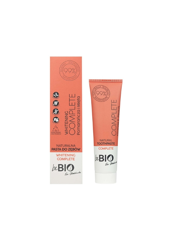 beBIO Ewa Chodakowska Whitening Complete natural Toothpaste Orange and Mint