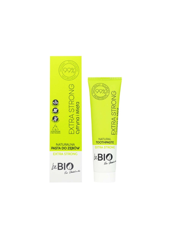 beBIO Ewa Chodakowska Extra Strong Toothpaste Lemon and Mint