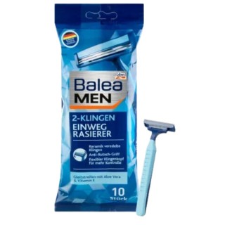 Balea Men Disposable Double Blade Razors 10 Pieces