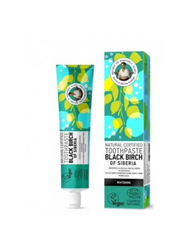 Recepty Babuszki Agafii whitening toothpaste with black birch 85 g