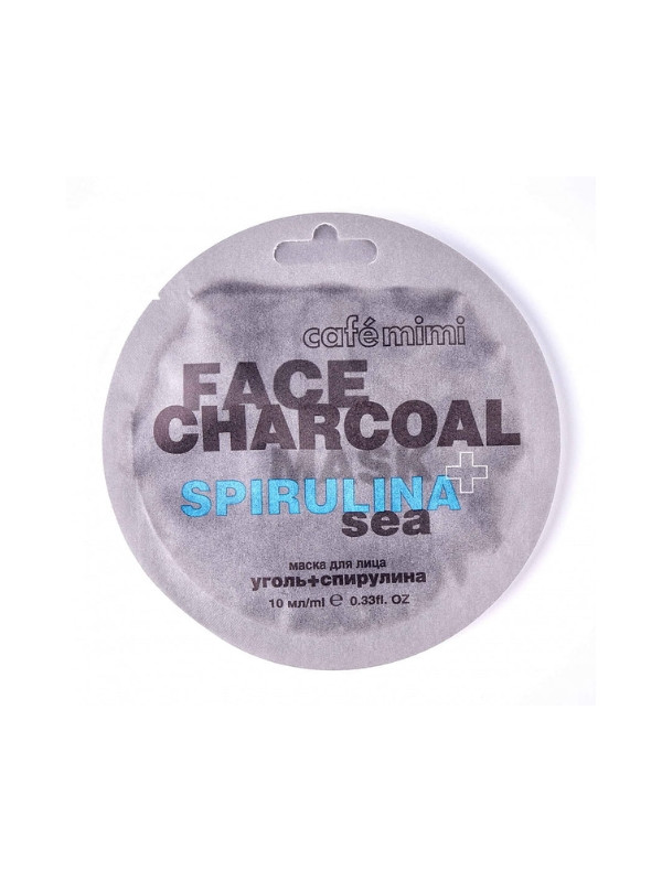 Cafe Mimi Bamboo Charcoal and Spirulina face mask 10 ml