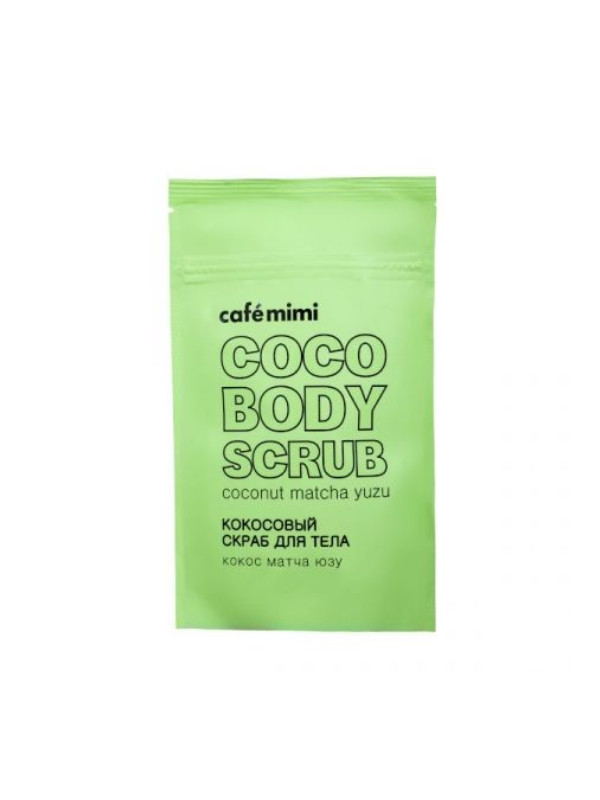 Cafe Mimi Body Scrub Kokos, Matcha en Yuzu 150 g