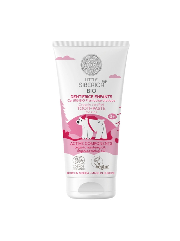 Little Siberica Bio limited Toothpaste for children with Arctic Raspberry 60 g