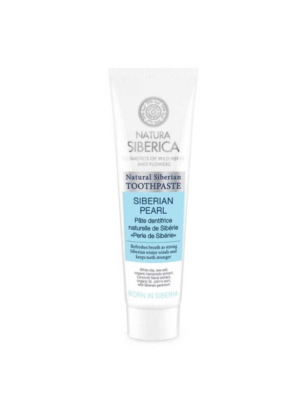 Natura Siberica Tandpasta zonder fluoride Siberische parel 100 g