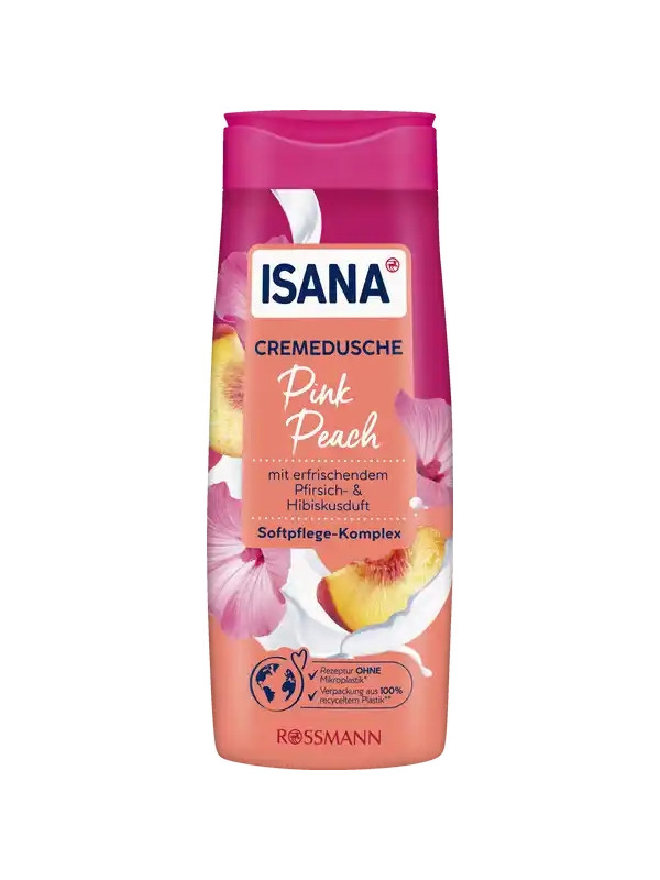 Isana Creme Douchegel Pink Peach 300 ml