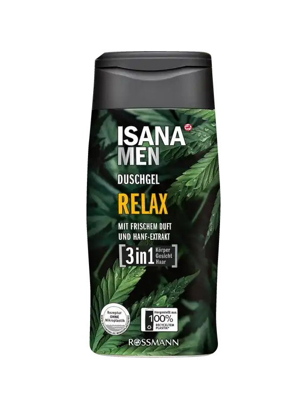 Isana Men Shower gel for men 3in1 Relax 300 ml