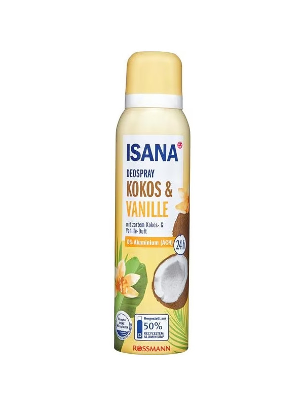 Isana Spray Deodorant Coconut & Vanille 150 ml