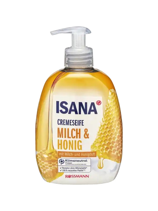 Isana cream Milch & Honig hand soap 500 ml