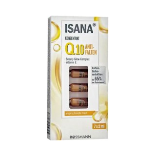 Isana Q10 Anti-rimpel gezichtsconcentraat in ampullen 7 x 2 ml