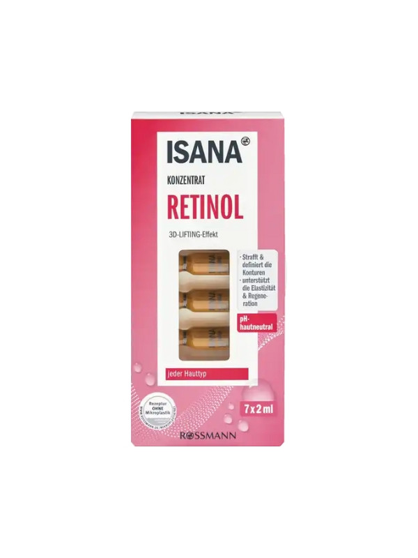 Isana Face concentraat in Retinol ampullen 7 x 2 ml