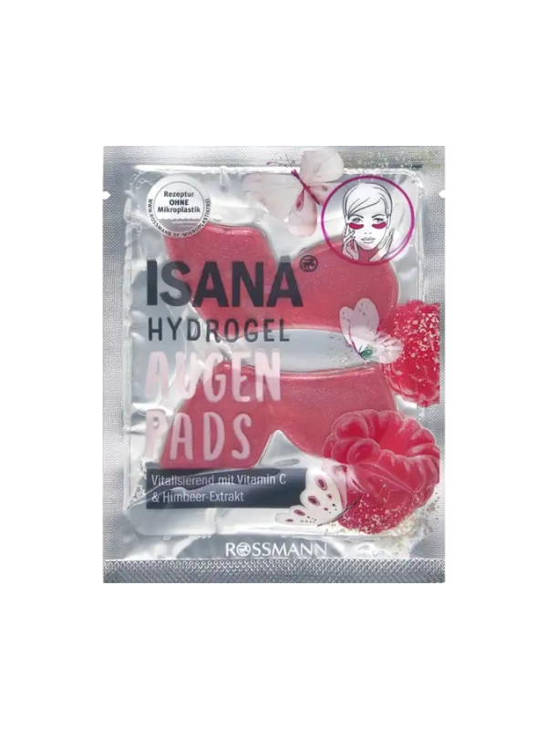 Isana hydro gel eye patches Raspberry 2 pieces