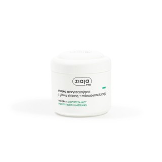 Ziaja Pro Cleansing Face Mask Groene Klei + Microdermabrasie 250 ml