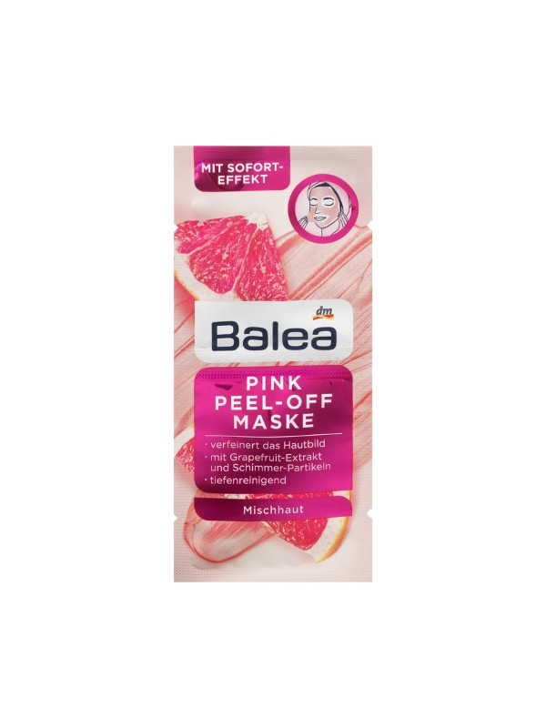 Balea Face mask Peel-off Pink 2x8 ml