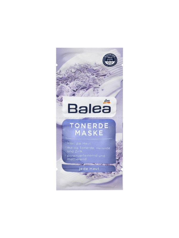 Balea Gezichtsmasker met klei 2x8 ml