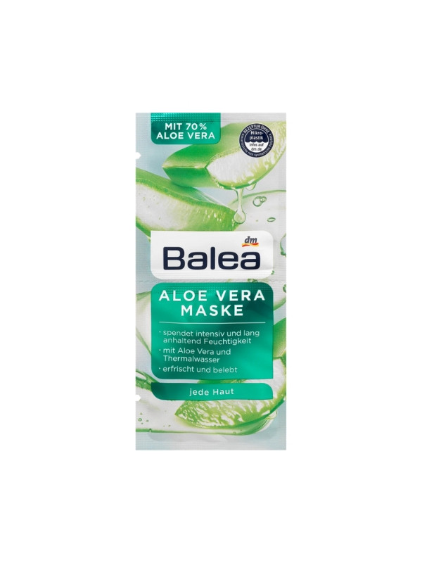 Balea Gezichtsmasker Aloe Vera 2x8 ml