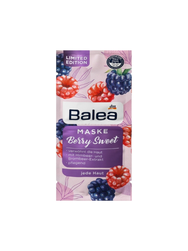 Balea Berry Zoet gezichtsmasker 2x8 ml