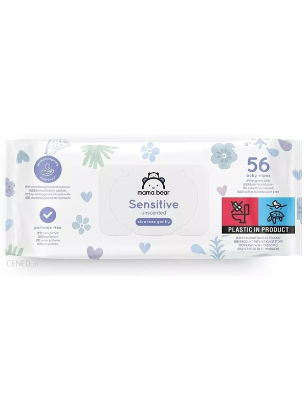 Mama Bear Wet wipes Sensitive Baby 56 pcs