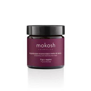 Mokosh gladmakend en reinigend Vijgengezichtsmasker met houtskool 60 ml